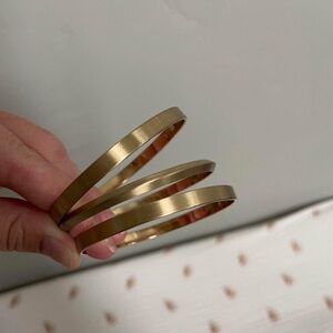 Lulu’s gold bangle bracelets- NWOT
